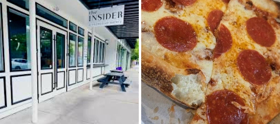 Pizzeria Delphina at the Insider Food Hall Menu