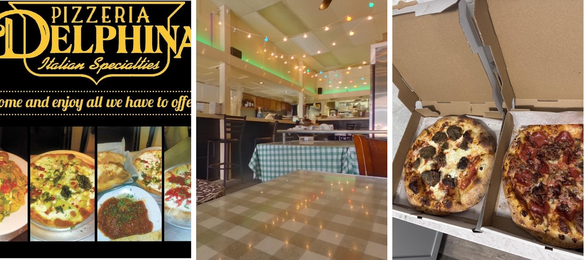 Pizzeria Delphina at the Insider Food Hall Menu