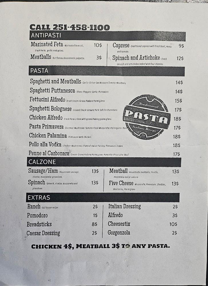 Pizzeria Delphina at the Insider Food Hall Menu image 3